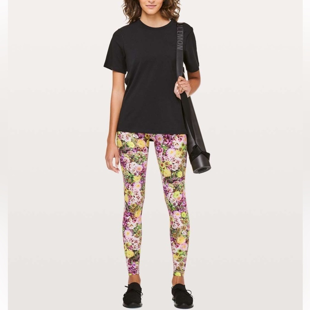 Lululemon Floral Wunder Under High Rise Leggings Size 4